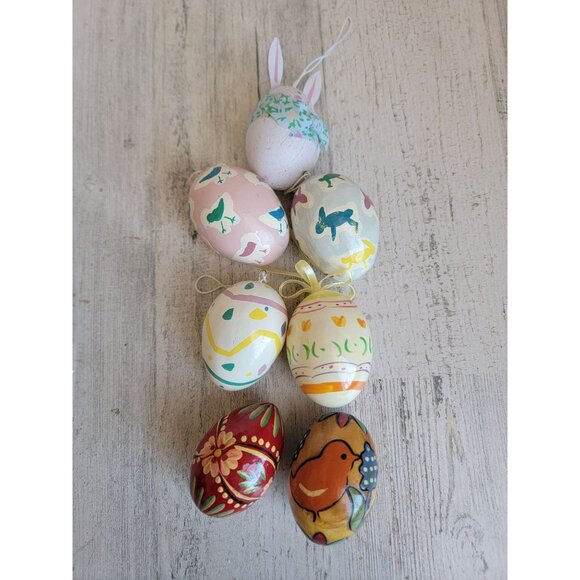 Easter bunny egg variety unique ornament Xmas spring decor - Picture 1 of 9
